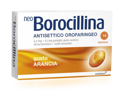 NEO BOROCILLINA ANTISETTICO OROFARINGEO 6,4 MG + 52 MG