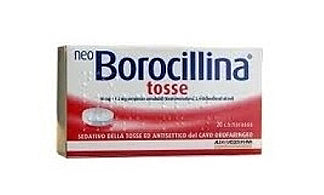 NEO BOROCILLINA TOSSE 10 MG + 1,2 MG PASTIGLIE - NEO BOROCILLINA TOSSE 10 MG + 1,2 MG PASTIGLIE