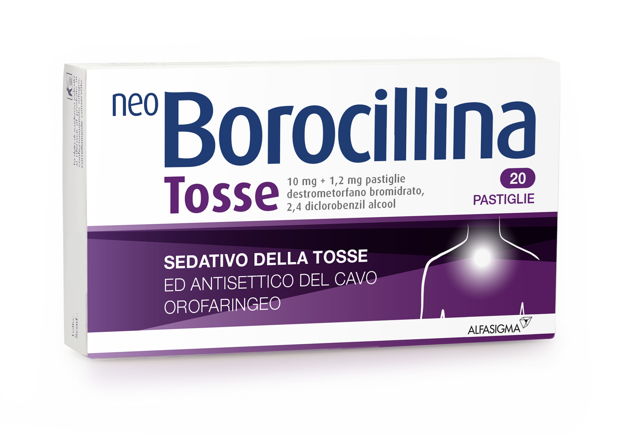 NEO BOROCILLINA TOSSE 10 MG + 1,2 MG PASTIGLIE - NEO BOROCILLINA TOSSE 10 MG + 1,2 MG PASTIGLIE