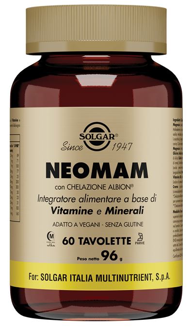 Solgar Neomam 60 Tavolette