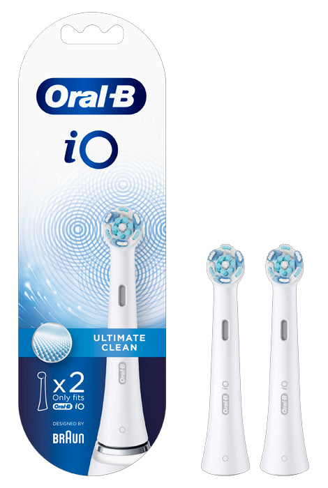 Oralb Power Refill Io Ultimate Clean White 2 Pezzi - Oralb Power Refill Io Ultimate Clean White 2 Pezzi