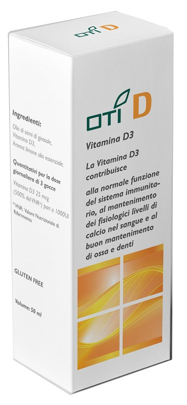 Oti D Vitamina D3 Gocce 50Ml - Oti D Vitamina D3 Gocce 50Ml