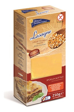 Piaceri Mediterranei Pasta Farina Mais Lasagne 250 G - Piaceri Mediterranei Pasta Farina Mais Lasagne 250 G