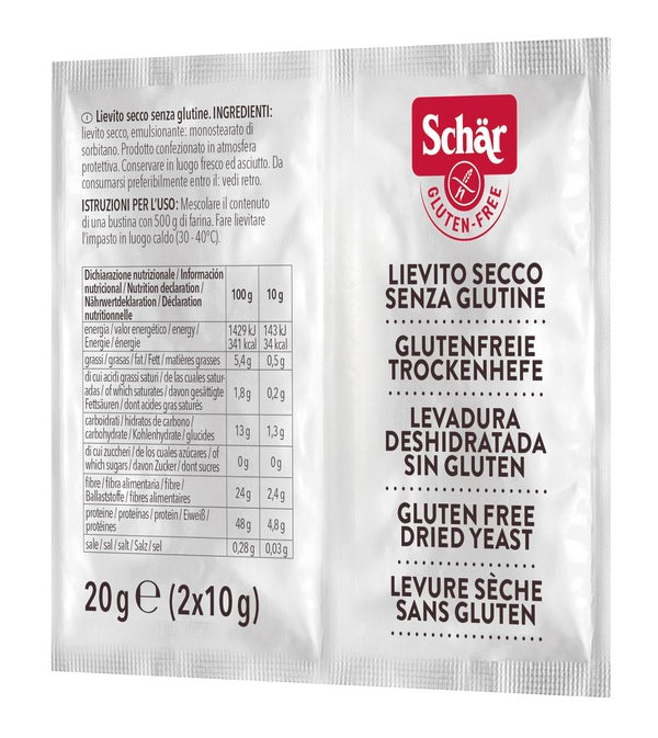 Schar Lievito Secco 2 Bustine Da 10 G - Schar Lievito Secco 2 Bustine Da 10 G