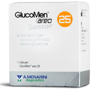 Strisce Glucomen Areo Sensor Per Analisi Del Glucosio 25 Pezzi