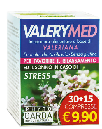 Valerymed Rilascio Prolungato 30 + 15 Compresse - Valerymed Rilascio Prolungato 30 + 15 Compresse