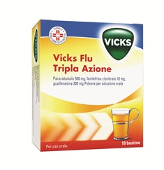 VICKS FLU TRIPLA AZIONE POLVERE PER SOLUZIONE ORALE - VICKS FLU TRIPLA AZIONE POLVERE PER SOLUZIONE ORALE