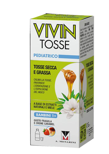 Vivin Tosse Pediatrico Sciroppo Per Tosse Secca E Grassa Gusto Fragola E Creme Caramel 150 Ml - Vivin Tosse Pediatrico Sciroppo Per Tosse Secca E Grassa Gusto Fragola E Creme Caramel 150 Ml